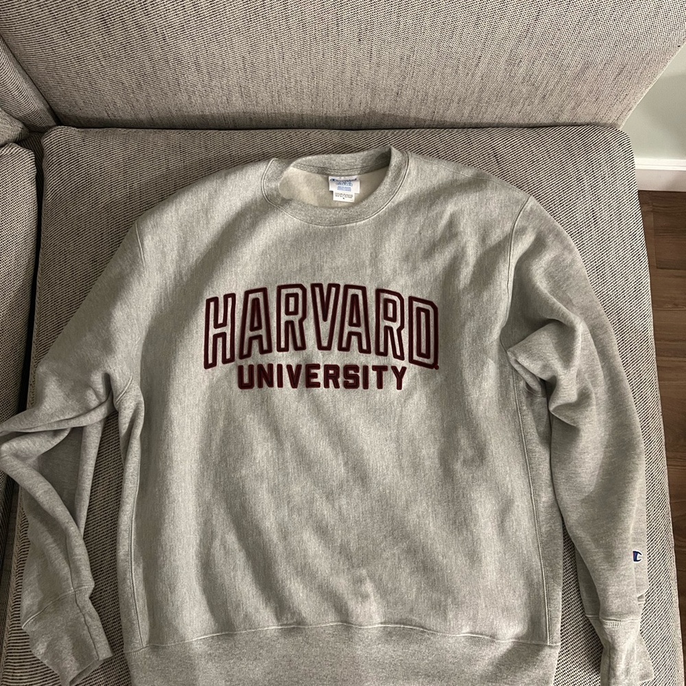 Harvard Crew Neck Sweater Champion Reverse Weave